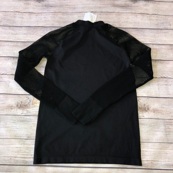 NWT Fabletics Cassie Seamless Mesh Long Sleeve Top - Picture 6 of 6